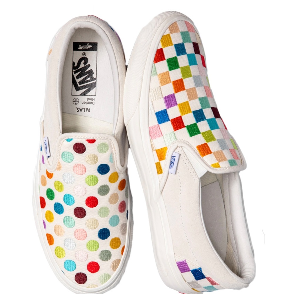 Vans Damien Hirst Polka Dot Checkerboard, slip on